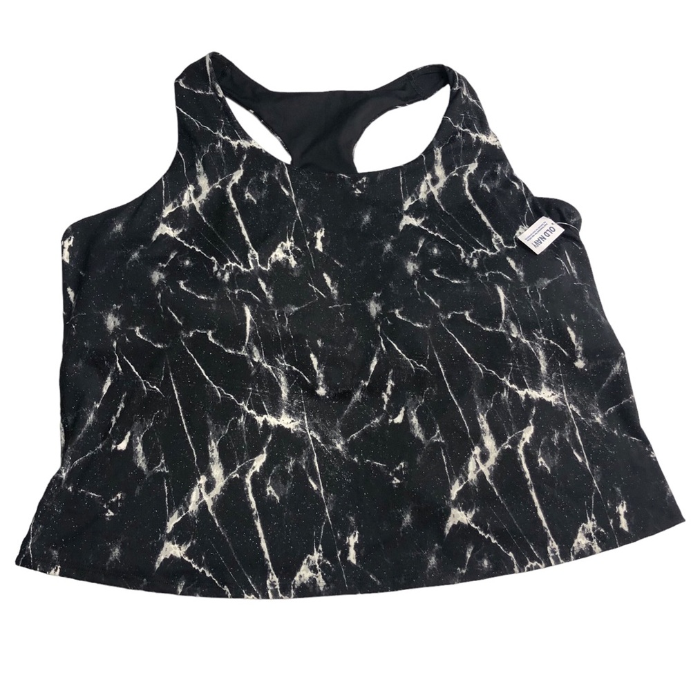 Old Navy Active Powersoft Marble Crop Tank Size 4X NWT